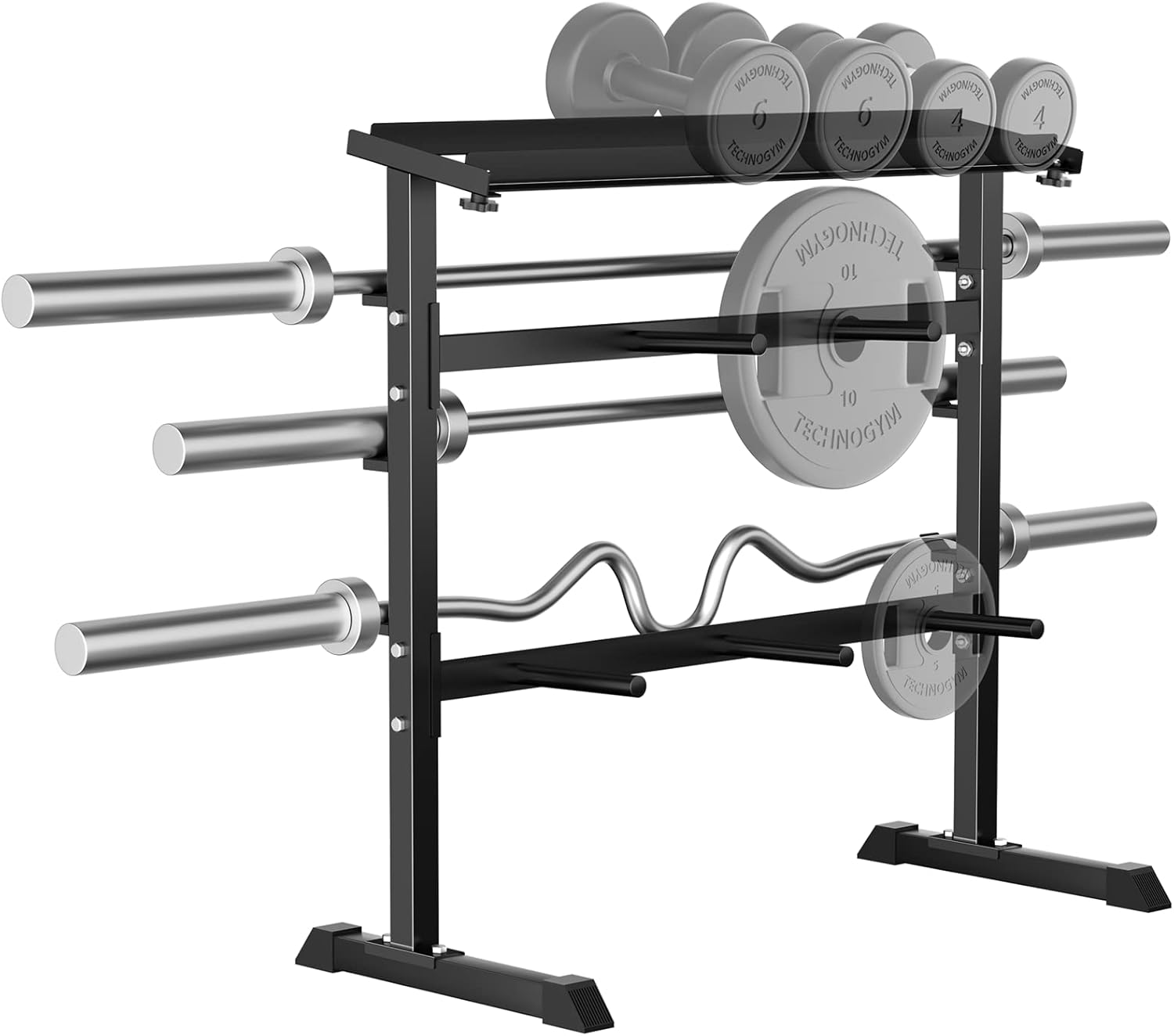Home Gym Rack - Support de rangement pour haltères de