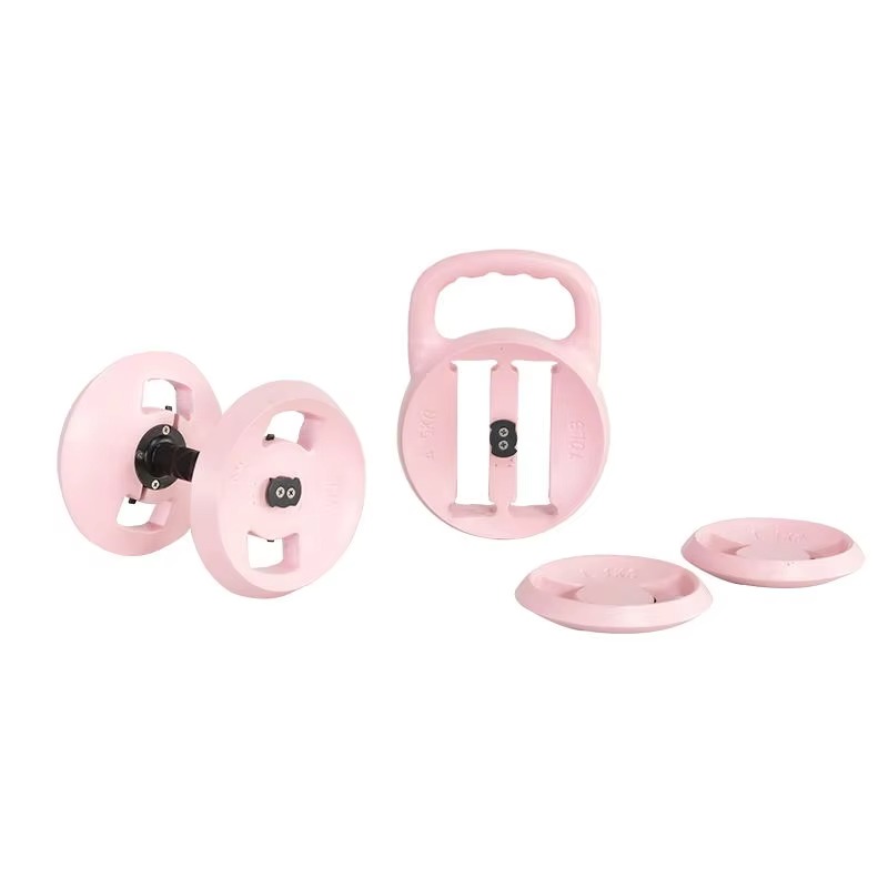 Home Gym Equipment Set - Ensemble d'haltères Kettlebell réglables en ciment
