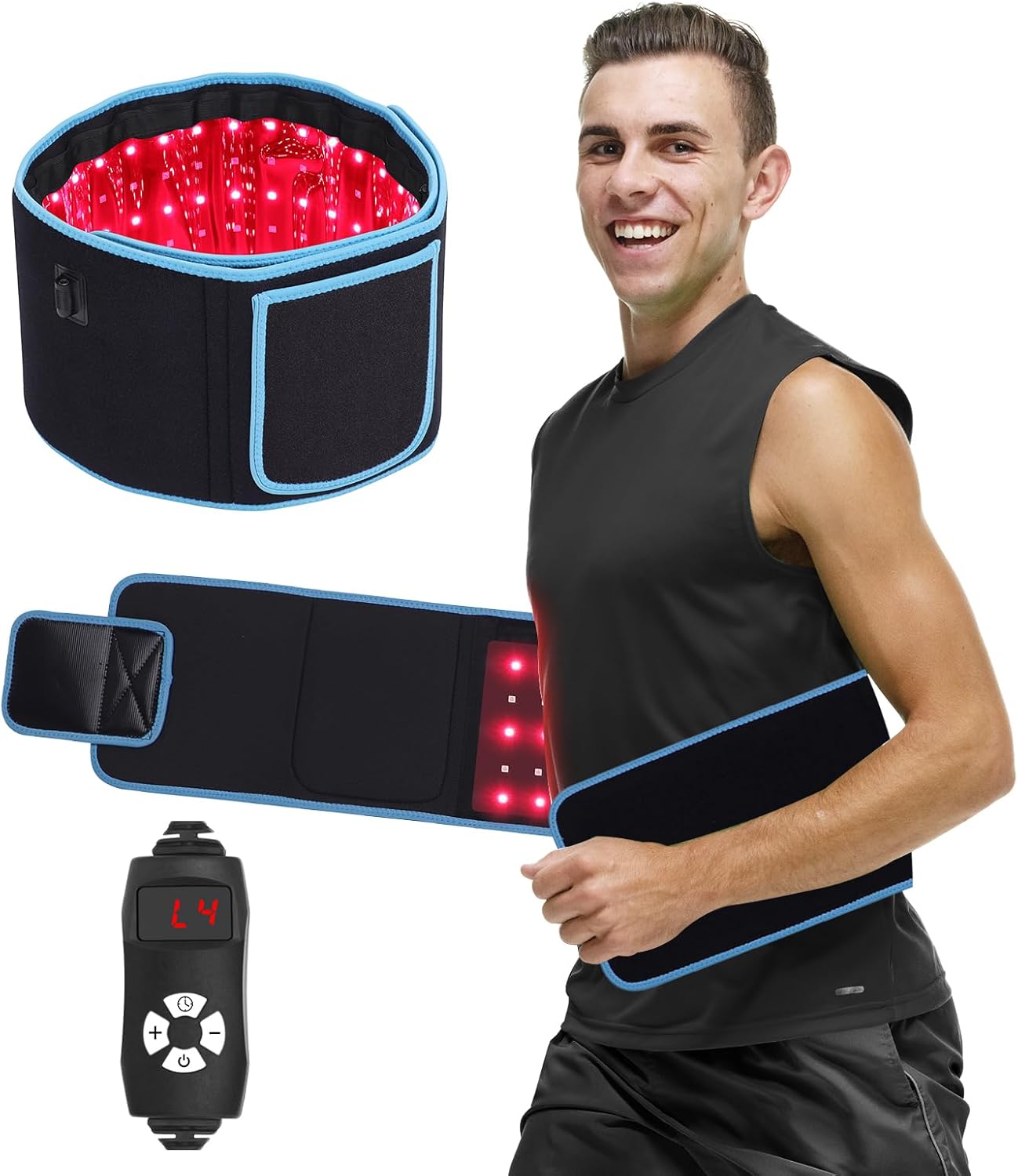 Weight Belt Lifting - Ceinture de massage à photothérapie LED,