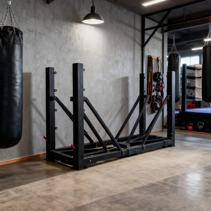 Home Gym Equipment Set - Ensemble de ring de boxe pliable,