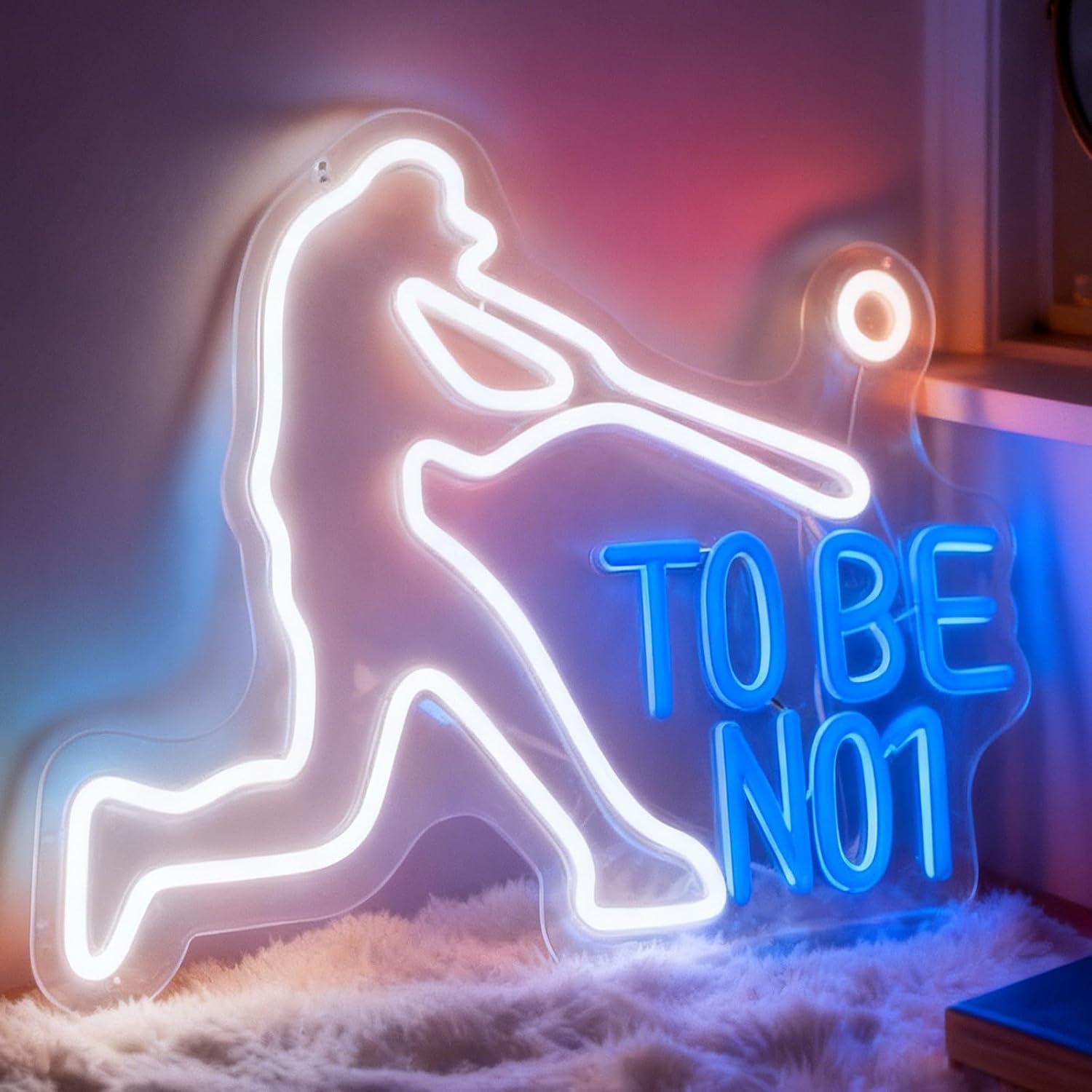 Home Gym Neon Sign - Panneau lumineux néon « To Be
