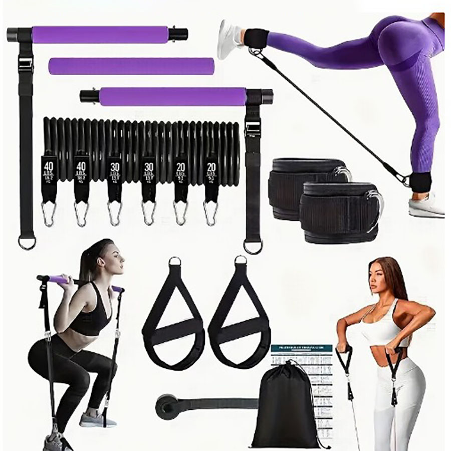 Home Gym Full Setup - Bandes de résistance de 180 lb