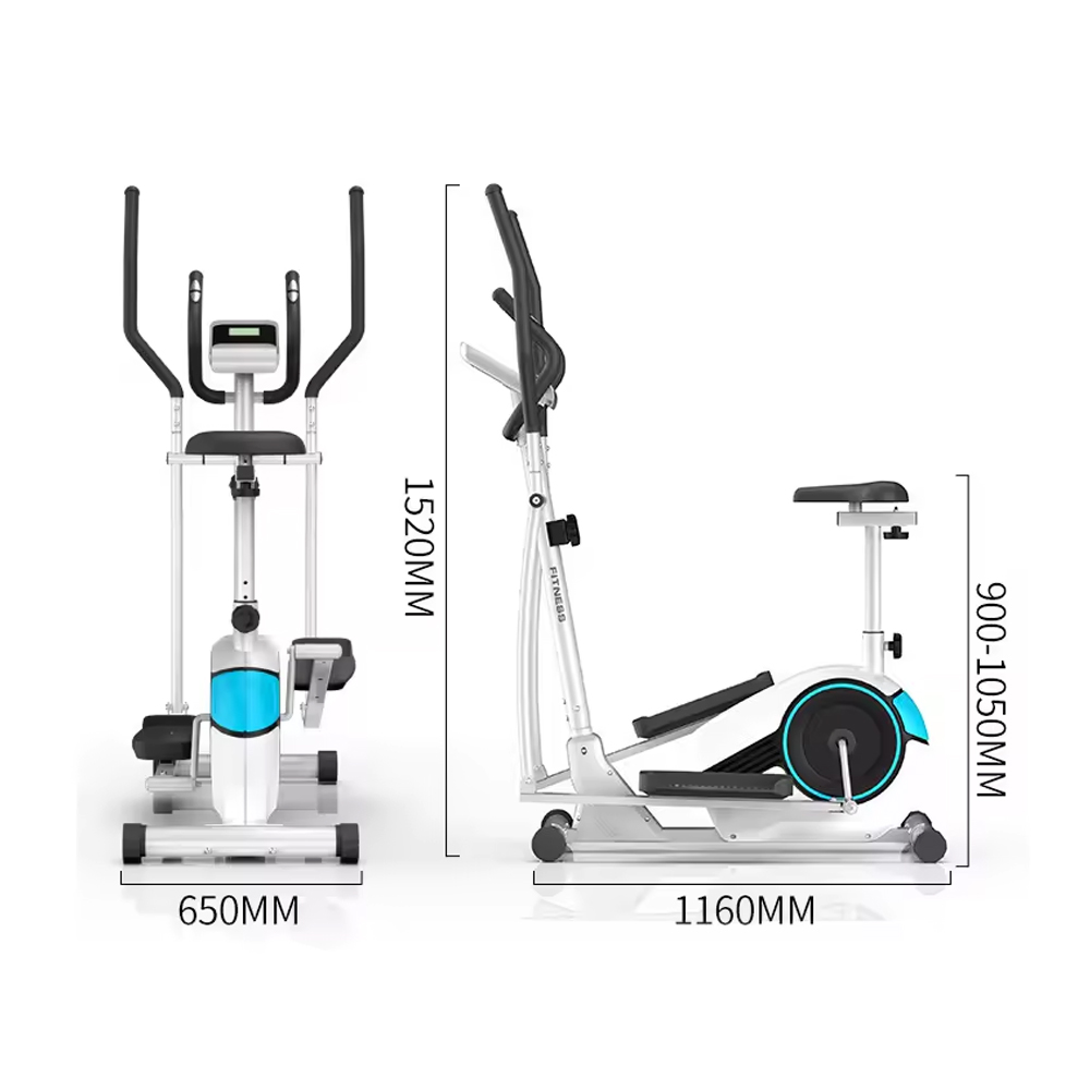 Home Gym Manual - Vélo elliptique manuel en acier avec