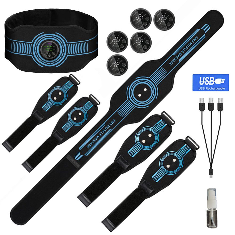 Weight Belt Lifting - Entraîneur de muscles abdominaux Rechargeable par