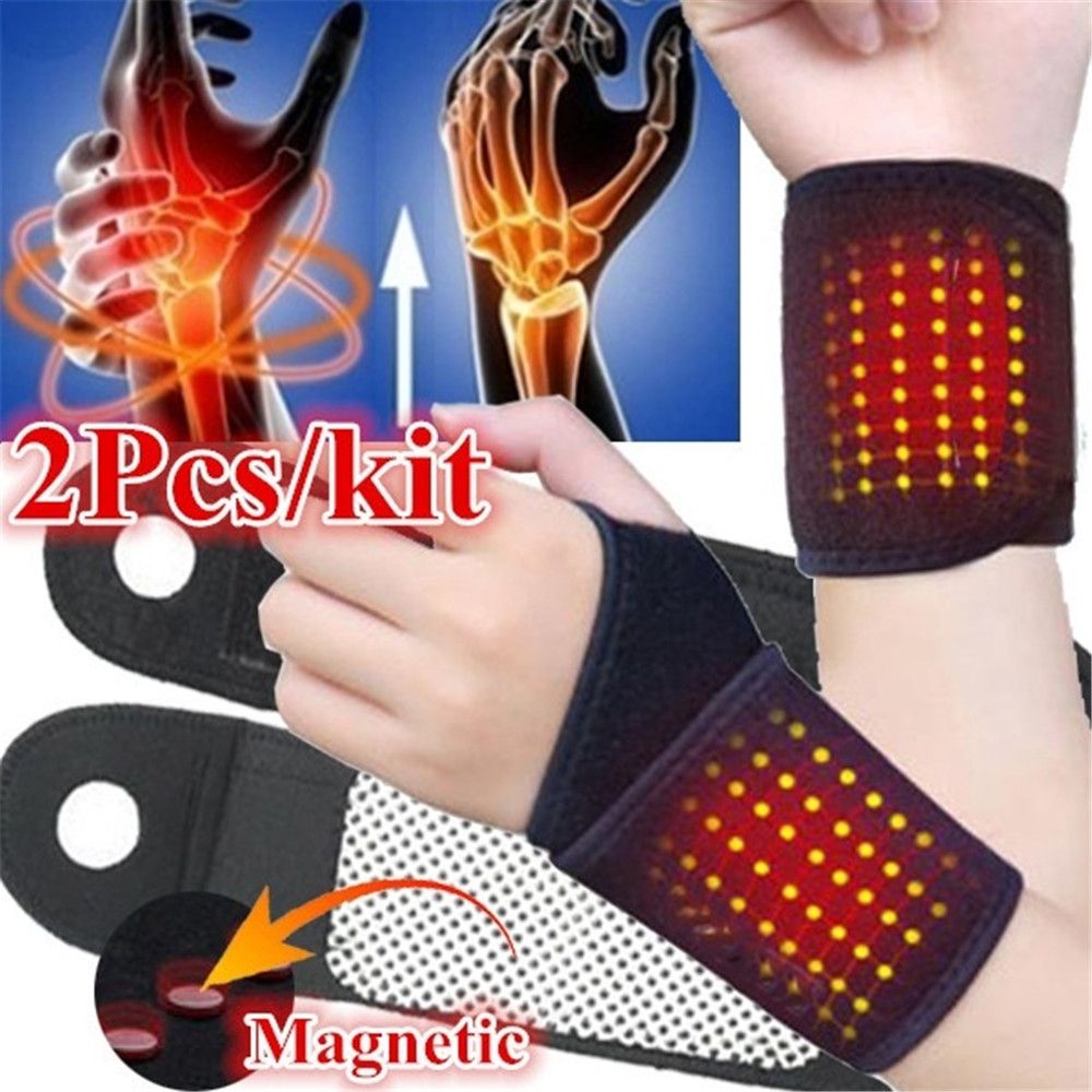 Lifting Straps Wrist - Attelle de poignet auto-chauffante en Tourmaline,
