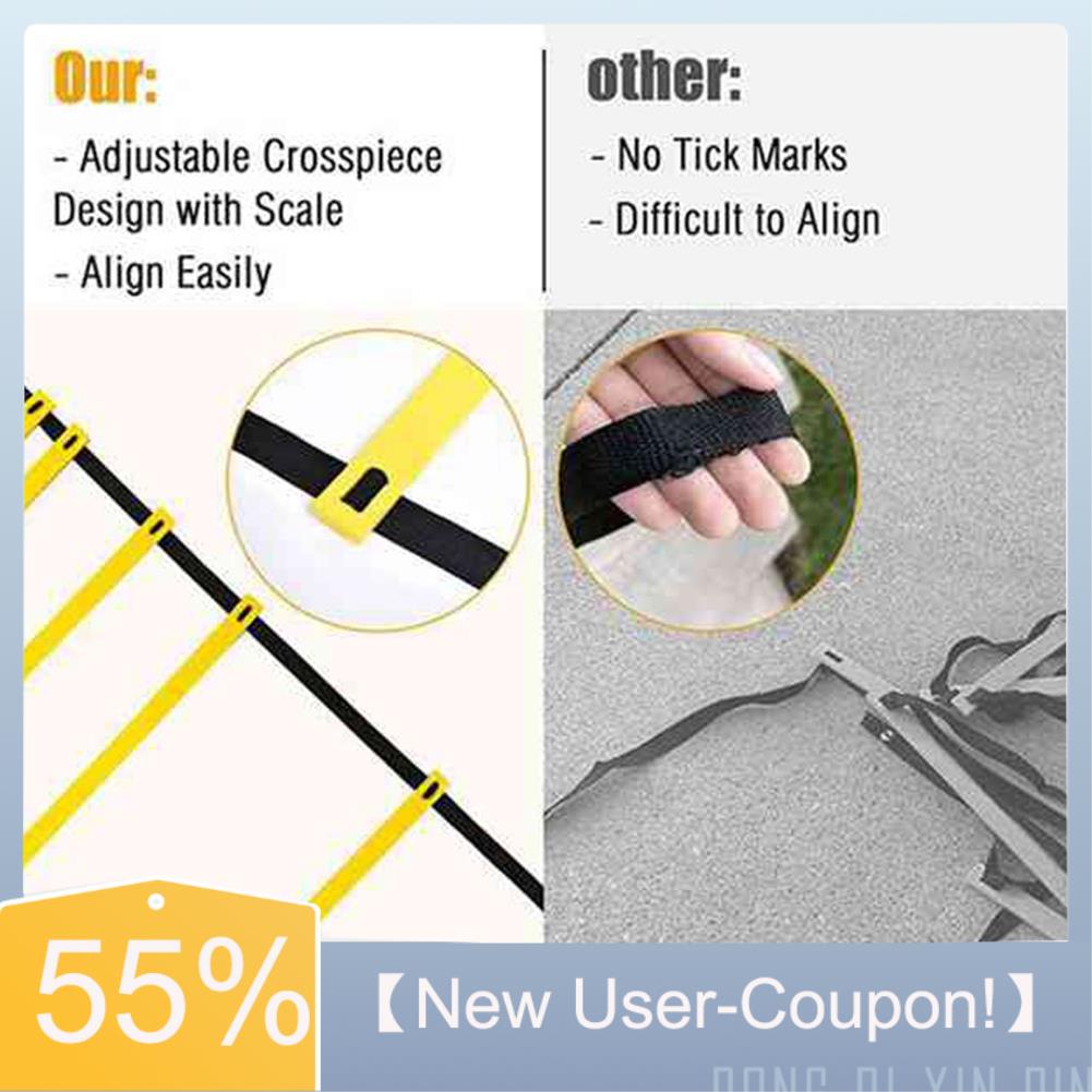 Agility Ladder Speed - 【Nouveau coup d'utilisation!】 Ensemble d'échelle d'Agility,