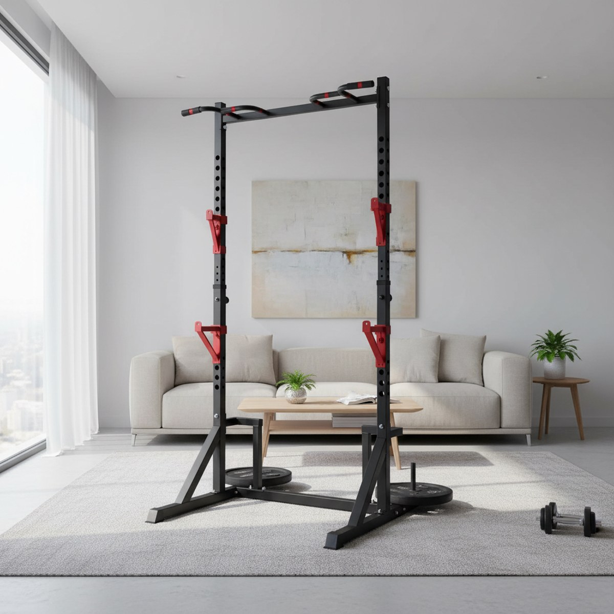 Rack de musculation réglable a - Home Gym Rack avis et prix
