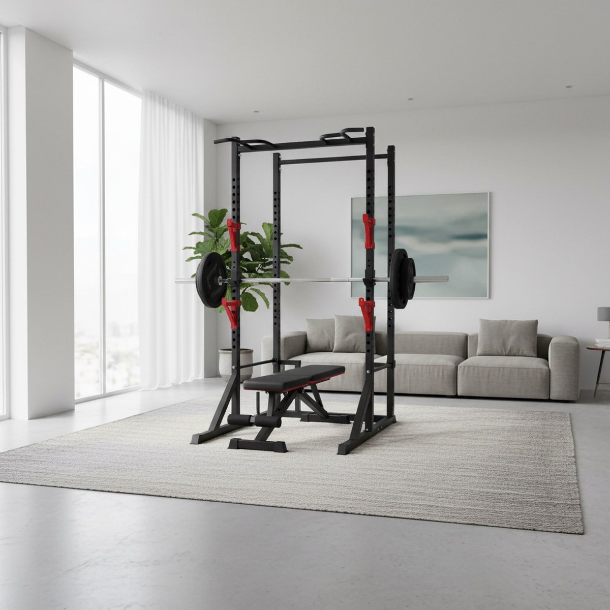 Rack de musculation réglable a - Home Gym Rack avis et prix