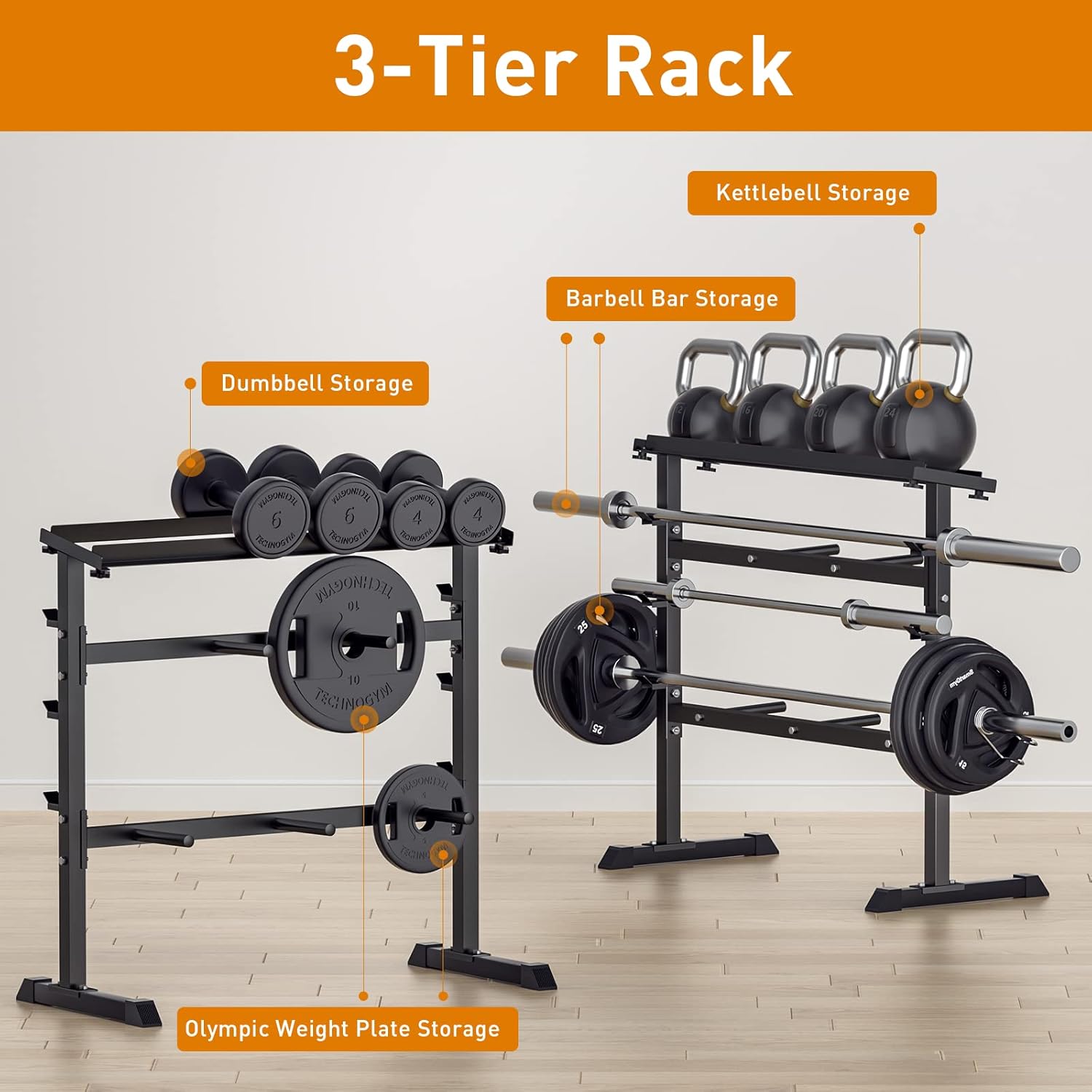 Support de rangement pour halt - Home Gym Rack avis et prix