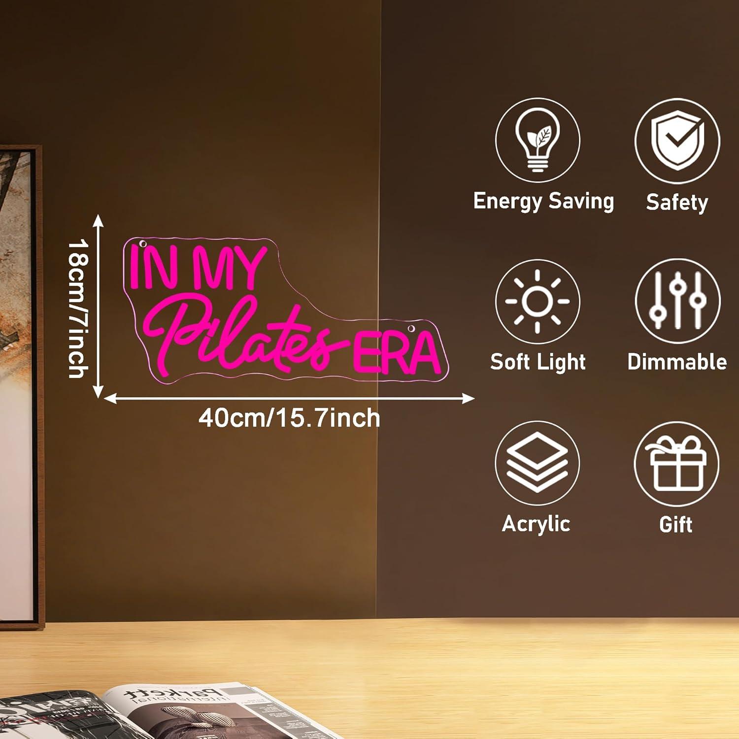 Enseigne néon « In My Pilates  - Home Gym Neon Sign avis et prix
