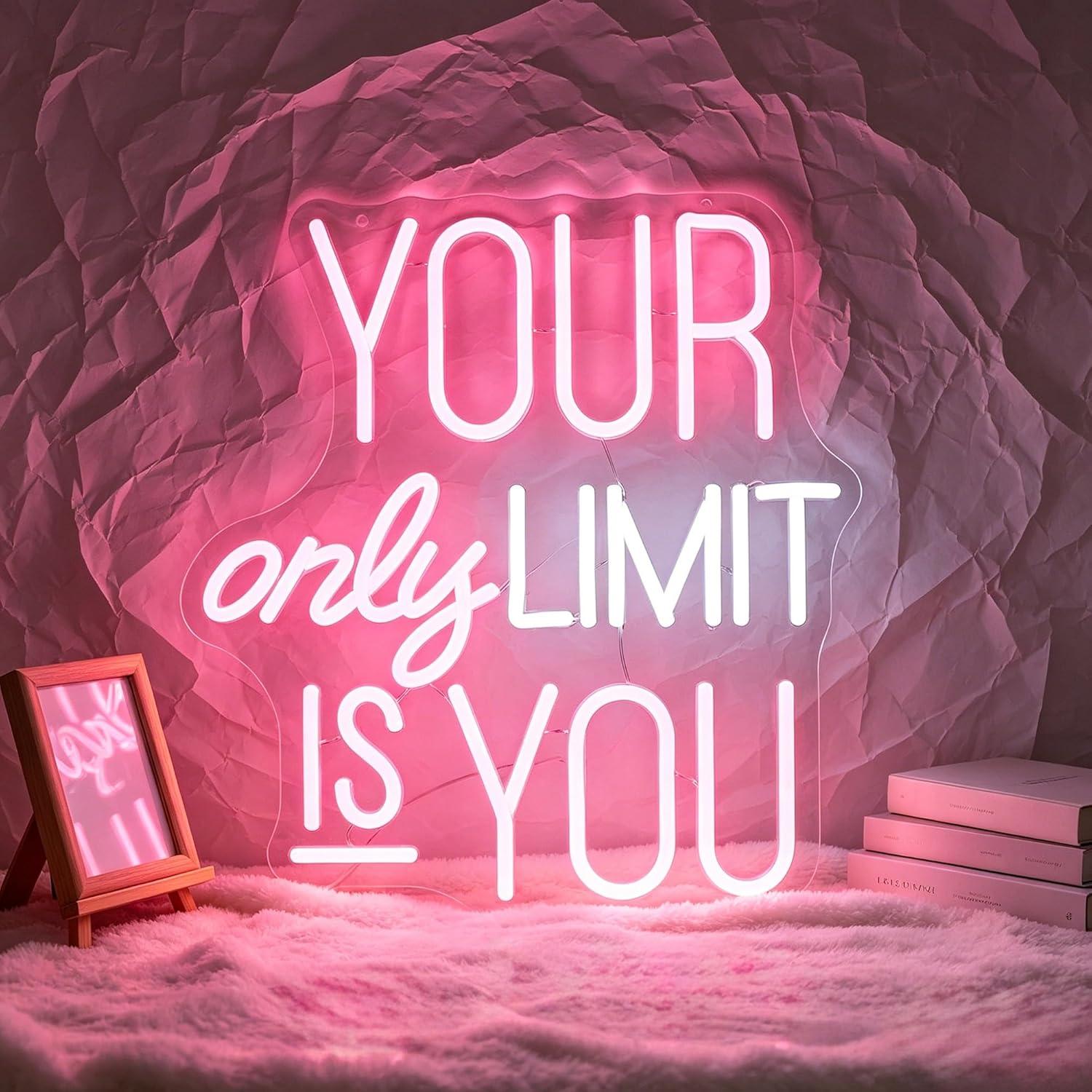 Votre Seule Limitation Est Vou - Home Gym Neon Sign avis et prix