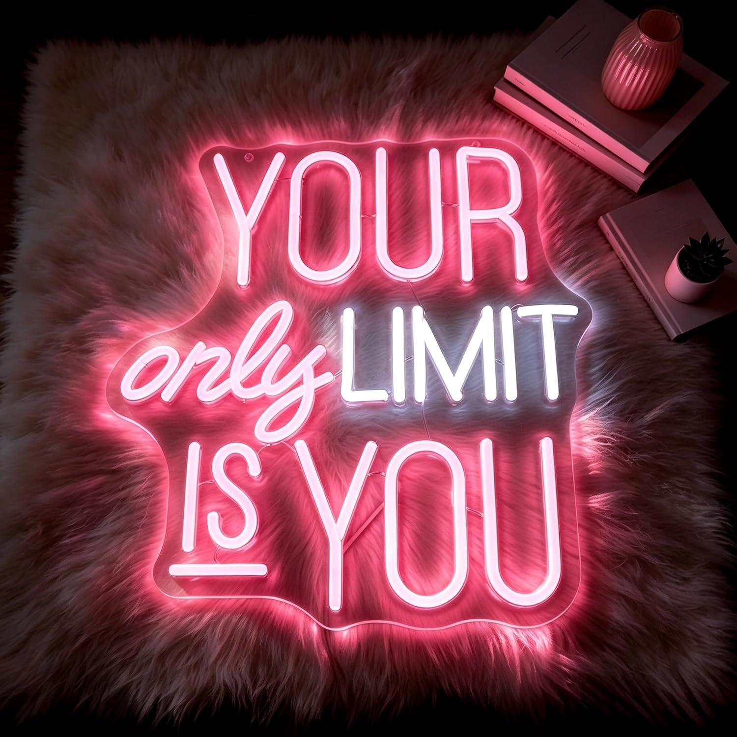 Votre Seule Limitation Est Vou - Home Gym Neon Sign avis et prix