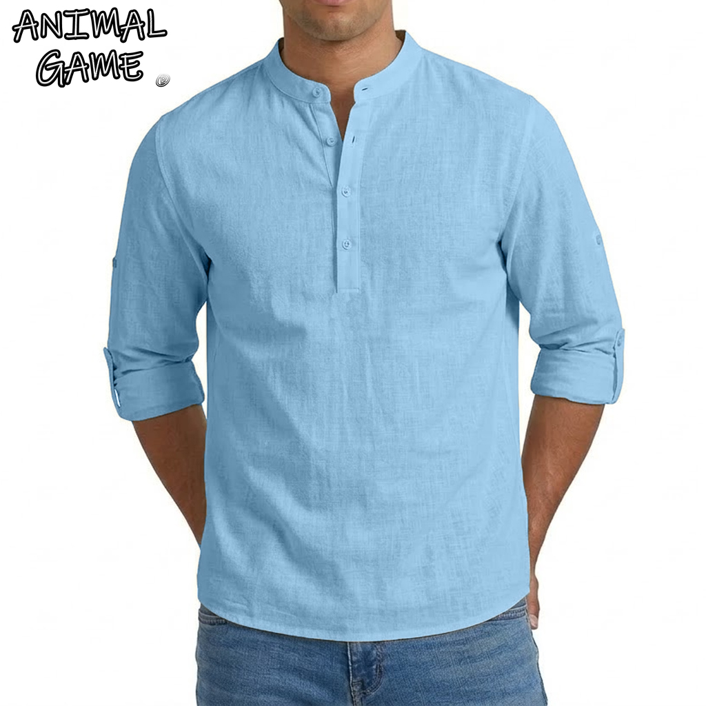 Chemise en lin pour homme, che - Home Gym Full Setup avis et prix