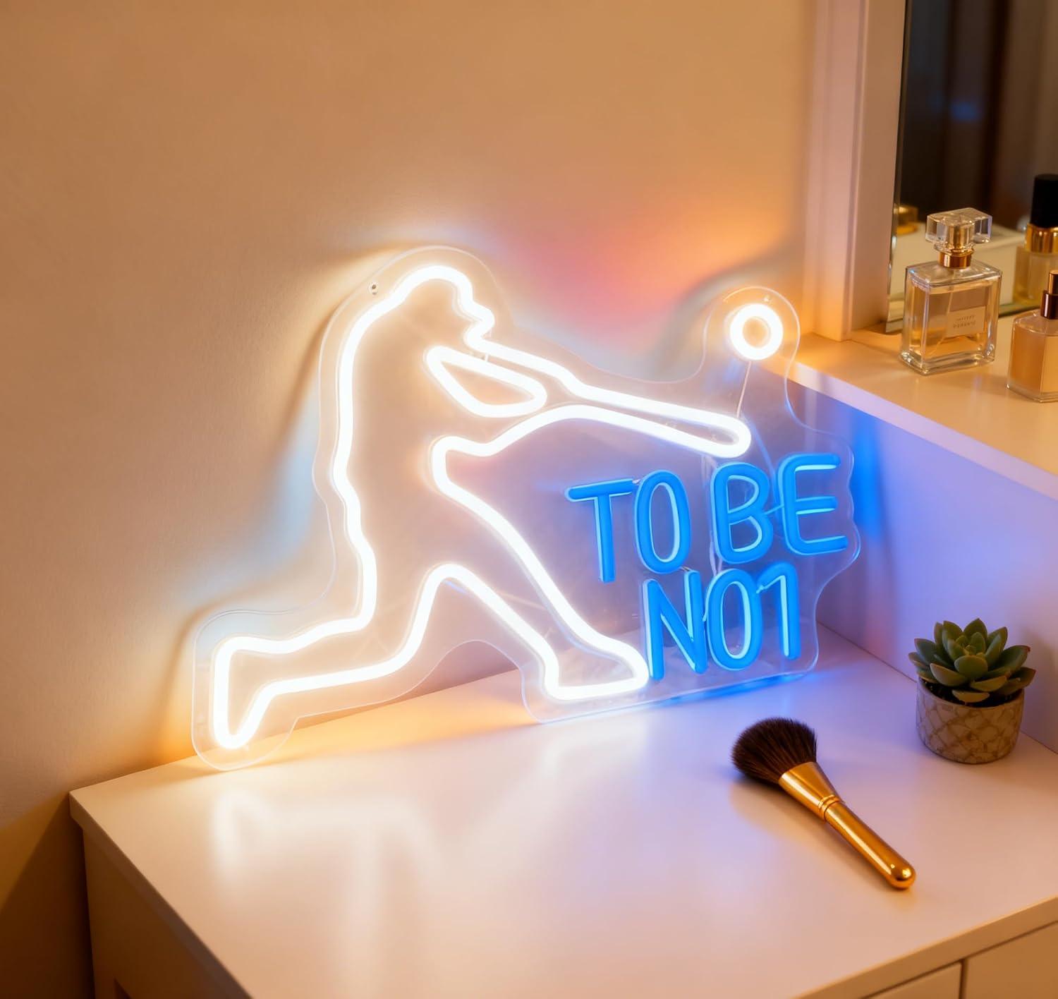 Panneau lumineux néon « To Be  - Home Gym Neon Sign avis et prix