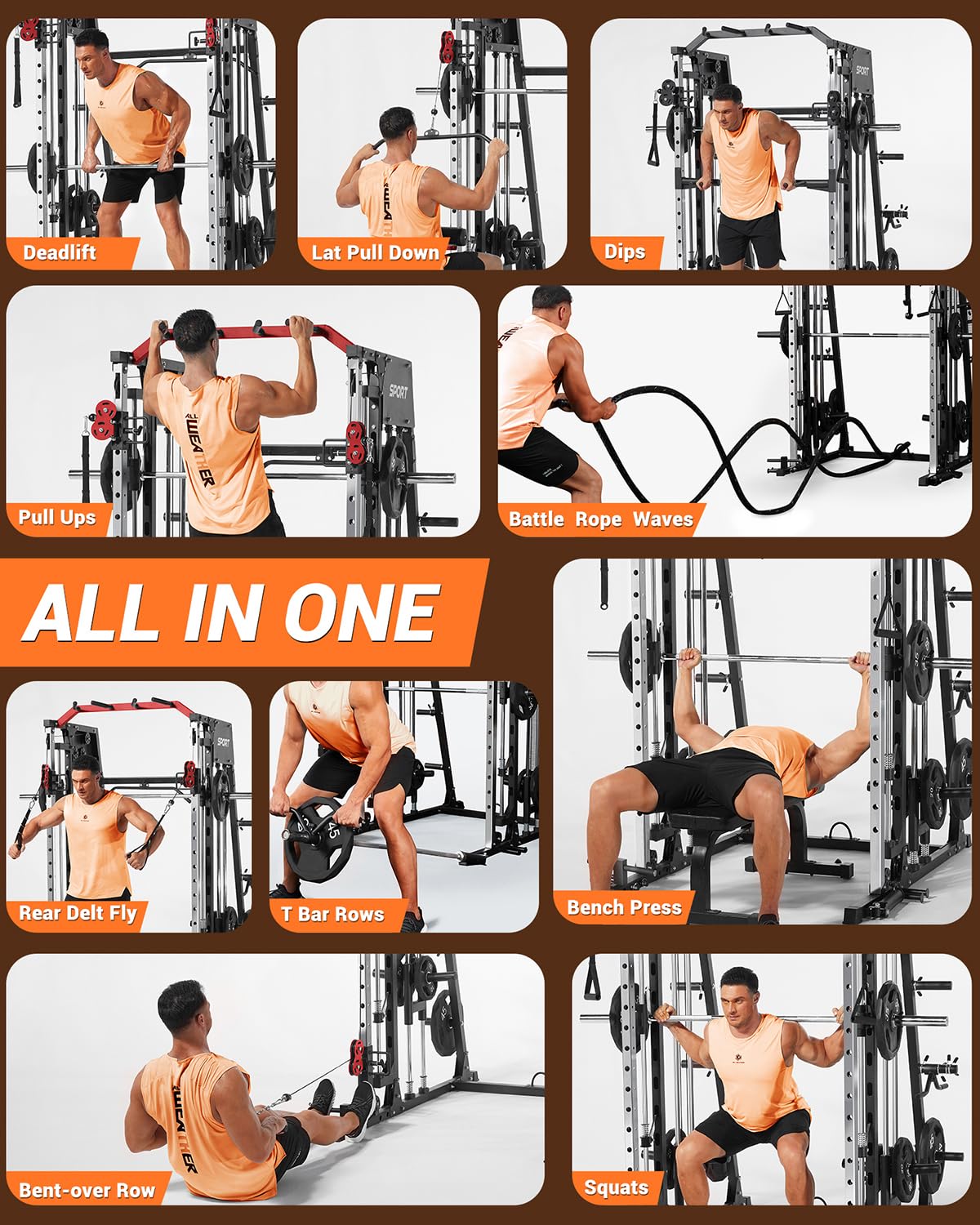Machine Smith Tout-en-un pour  - Home Gym All In One avis et prix