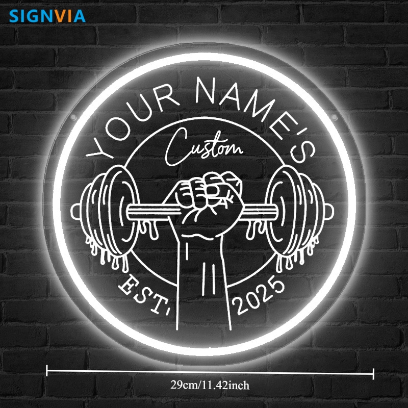 Enseigne au néon LED personnal - Home Gym Neon Sign avis et prix