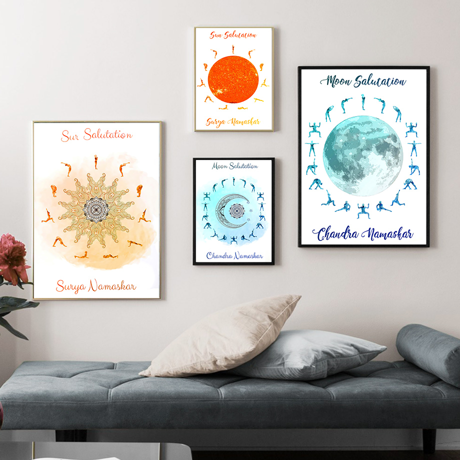 Affiches et College nordiques  - Home Gym Yoga Room avis et prix