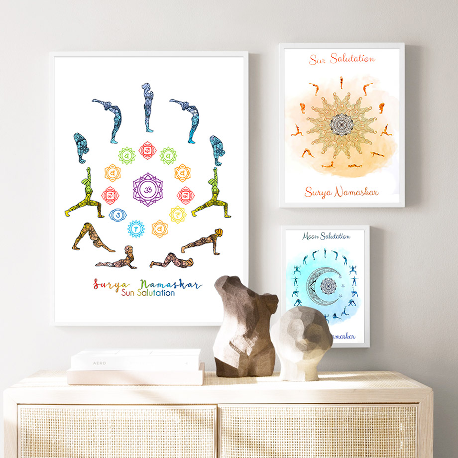 Affiches et College nordiques  - Home Gym Yoga Room avis et prix