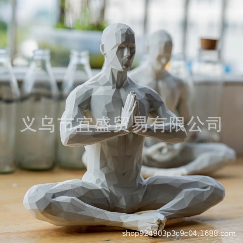 Figurine de Yoga pour homme, d - Home Gym Yoga Room avis et prix