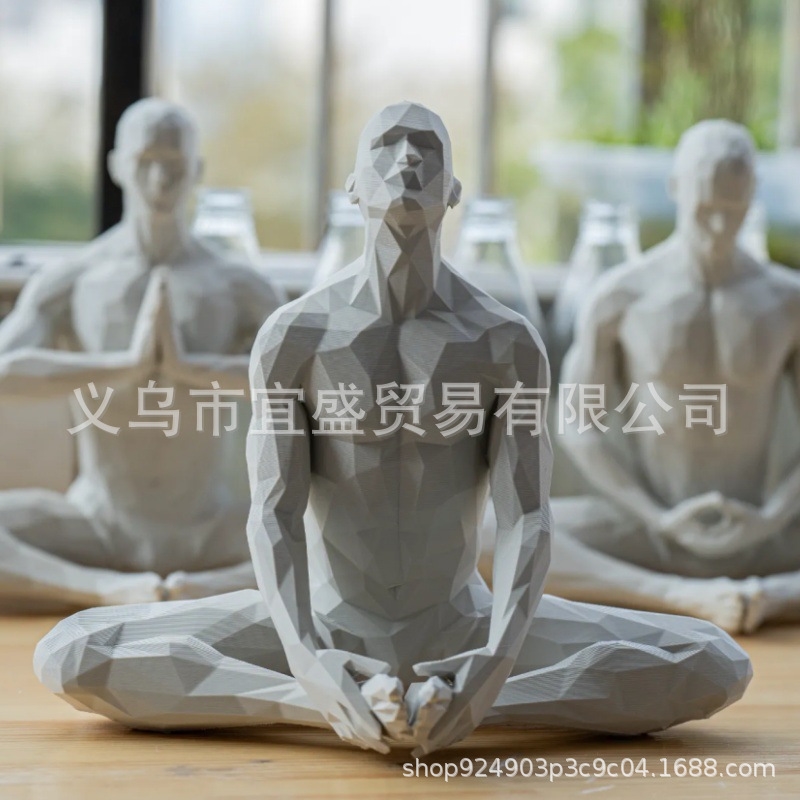 Figurine de Yoga pour homme, d - Home Gym Yoga Room avis et prix