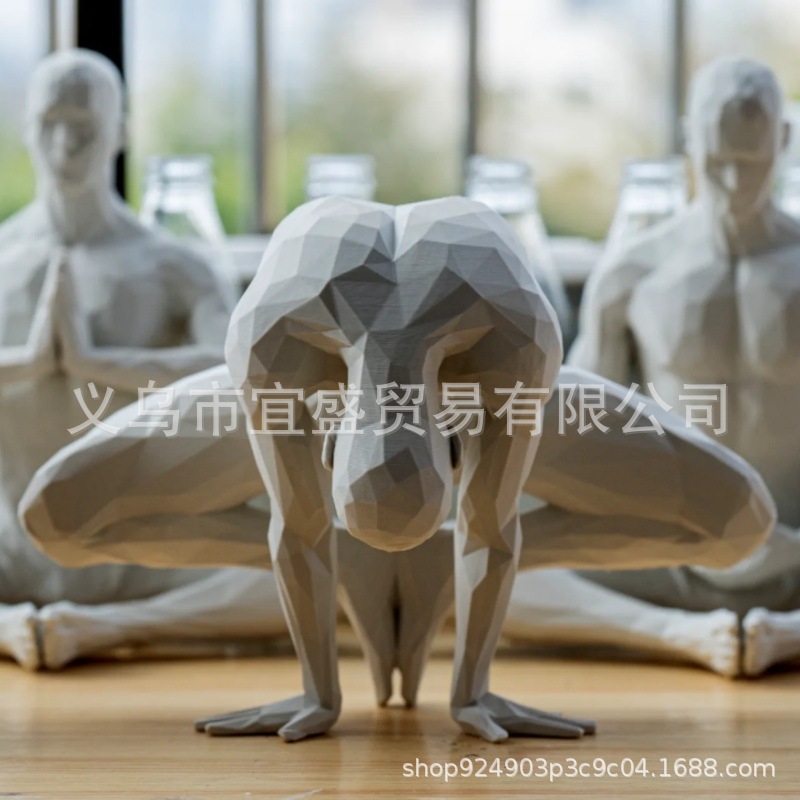 Figurine de Yoga pour homme, d - Home Gym Yoga Room avis et prix