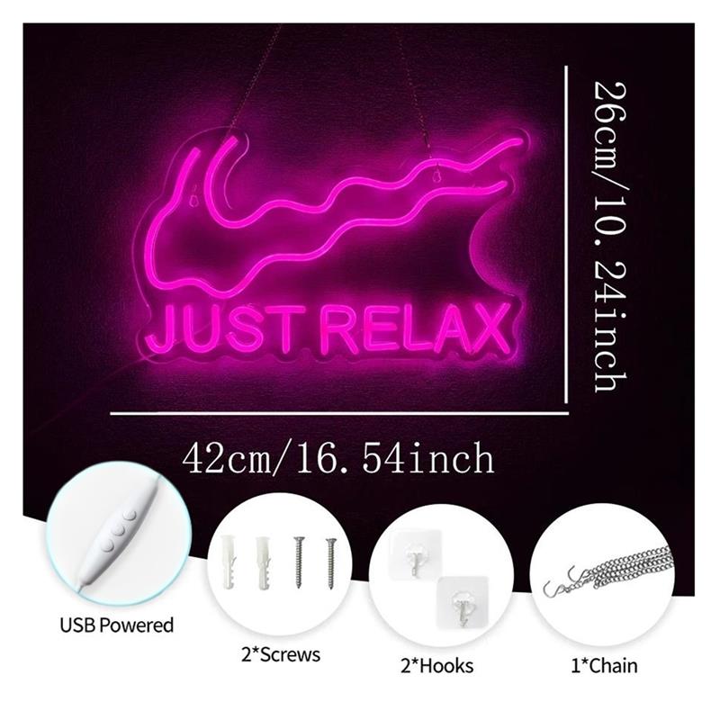 Enseigne lumineuse néon « Just - Home Gym Yoga Room avis et prix