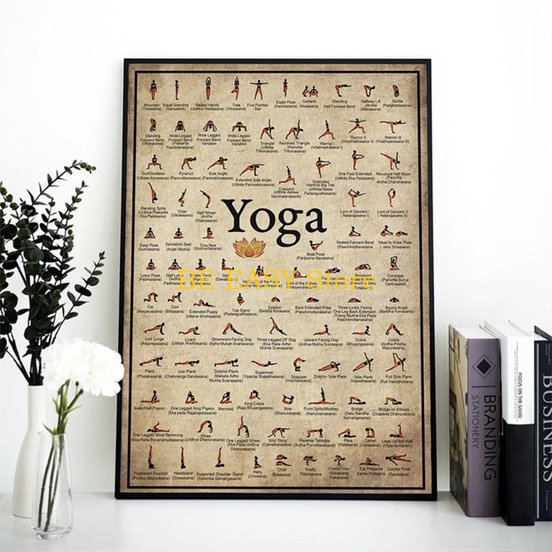 E28F – imprimés d'art Yoga rét - Home Gym Yoga Room avis et prix