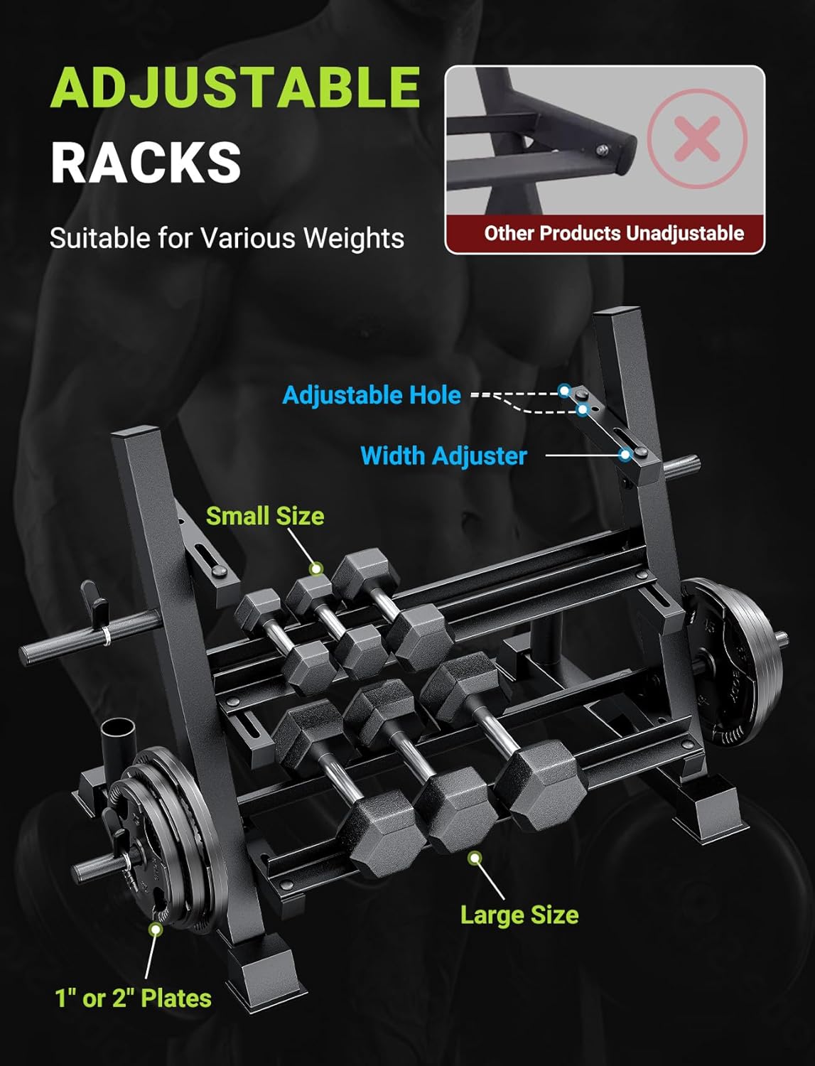 Utilisation à domicile, matéri - Home Gym Rack avis et prix
