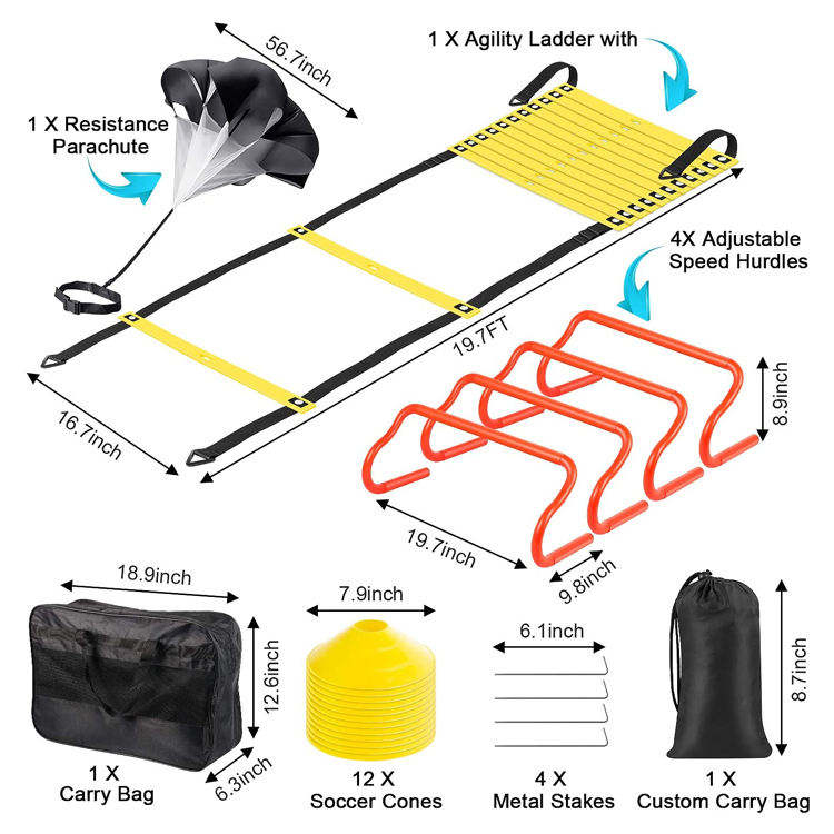 Ensemble d'équipement d'entraî - Agility Ladder Speed avis et prix